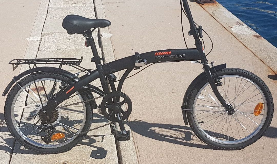 Un vélo sur le bateau